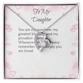 To My Daughter — Forever Love Heart Necklace Gift